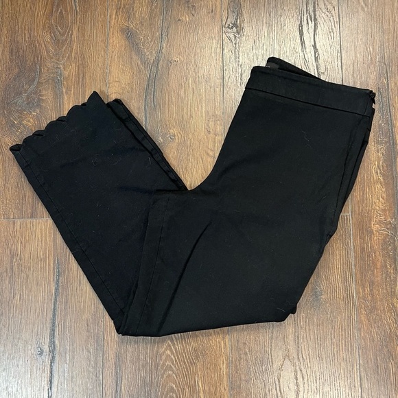 Talbots scalloped hem chatham crop SZ 6 - Picture 2 of 6